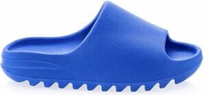 Adidas Yeezy Slides Men/Youth US Size 5 Blue Foam Slip On Sandals Like New NWOB